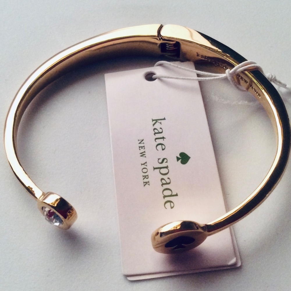 NWT ! Kate Spade Spot the Spade Bangle Bracelet - Picture 4 of 7